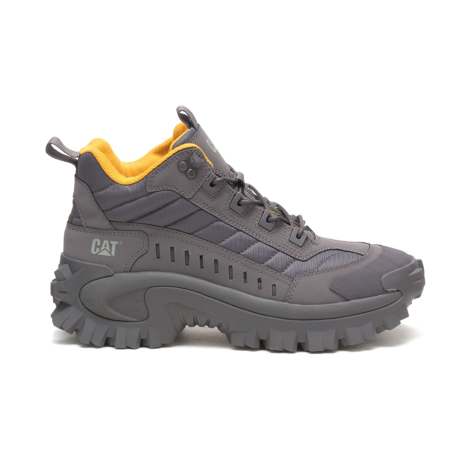 Caterpillar Shoes Sale Pakistan - Caterpillar Intruder Mid Mens Sneakers deep grey (790615-WHR)